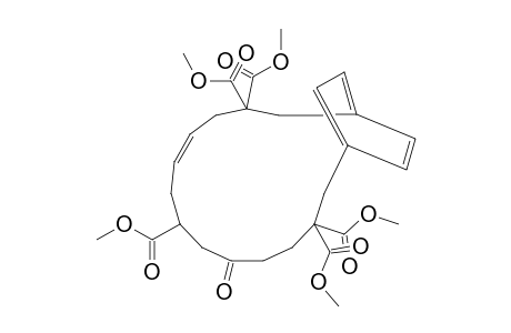(4E)-9-OXO-2,2,7,12,12-PENTA-(METHOXYCARBONYL)-[13]-PARACYCLOPHAN-4-ENE