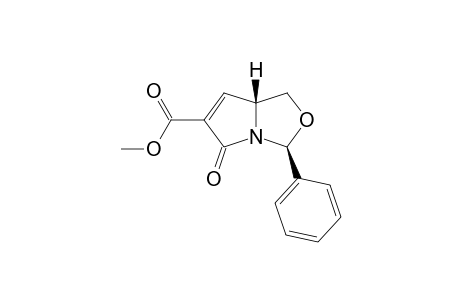 Methyl (3S,7aR)-5-Oxo-3-phenyl-5,7a-dihydro-1H,3H-pyrrolo[1,2-c]oxazole-6-carboxylate