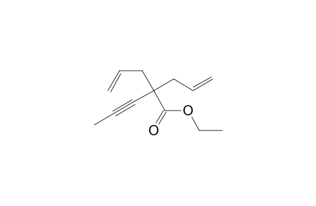 Ethyl 2,2-bis(2-propenyl)pent-3-ynoate