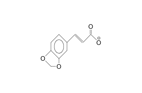3,4-Methylenedioxy-cinnamic acid, anion
