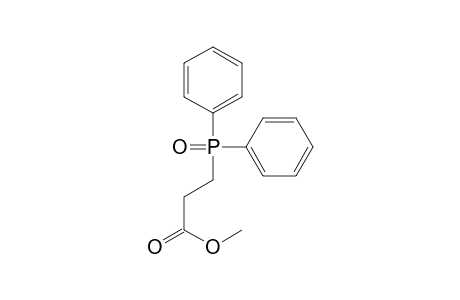 3-Diphenylphosphorylpropanoic acid methyl ester