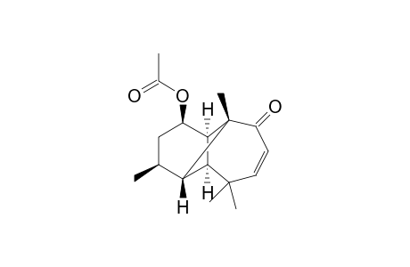 (1R,3S,4S,5S,10R,11R)-1-Acetyloxy-9-oxolongipin-7-ene