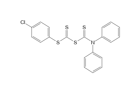 TRITHIOCARBONIC ACID, p-CHLOROPHENYL ESTER, ANHYDROSULFIDE WITH DIPHENYLDITHIOCARBAMIC ACID