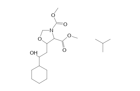 2-tert-BUTYL-5-(2-CYCLOHEXYL-2-HYDROXYETHYL)-OXAZOLIDINE-3,4-DICARBOXYLIC ACID, DIMETHYL ESTER