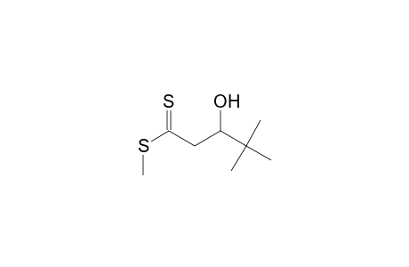Methyl 3-Hydroxy-4,4-dimethylpentanedithioate