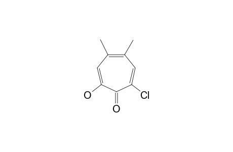 3-chloro-2-hydroxy-5,6-dimethylcyclohepta-2,4,6-trien-1-one