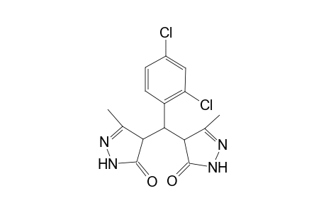 4-[(2,4-dichlorophenyl)-(3-keto-5-methyl-2-pyrazolin-4-yl)methyl]-5-methyl-2-pyrazolin-3-one