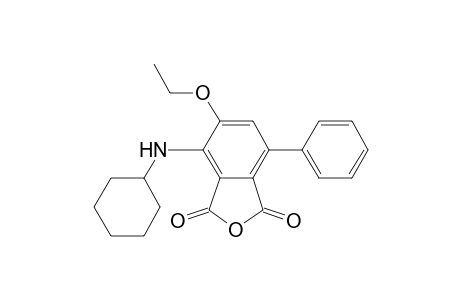 3-(cyclohexylamino)-4-ethoxy-6-phenylphthalsaureanhydrid