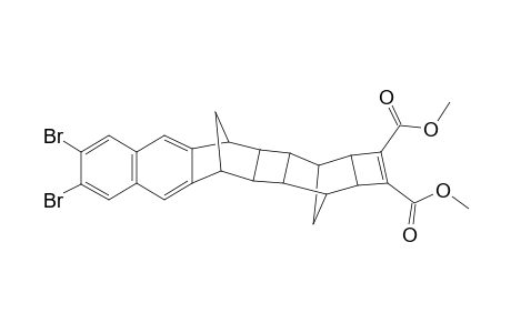 15,16-Dibromo-6,7-dicarbomethoxyoctacyclo[10.10.1,1(4,9).0(3,10).0(2,11).0(15,20).0(13,22)]tetracosa-6,13,15,17,19,21-hexene