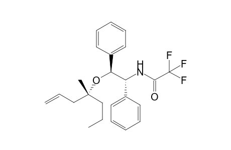 2,2,2-trifluoro-N-[(1R,2S)-2-[(1R)-1-methyl-1-propyl-but-3-enoxy]-1,2-diphenyl-ethyl]acetamide