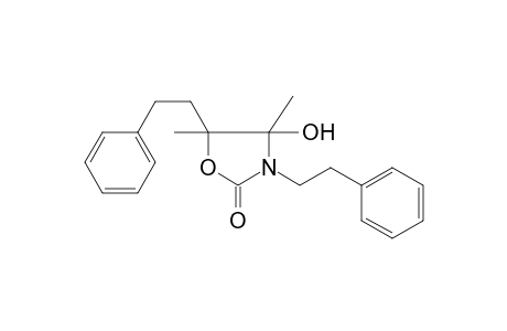 4-Hydroxy-4,5-dimethyl-3,5-bis(2-phenylethyl)-1,3-oxazolidin-2-one