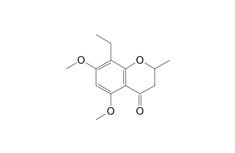 8-Ethyl-5,7-dimethoxy-2-methyl-2,3-dihydrochromen-4-one