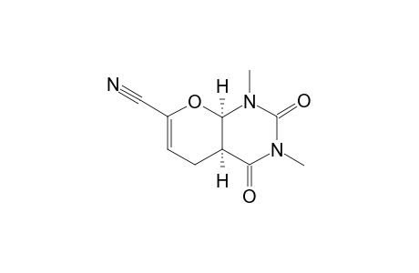 1,3,4,4a,5,8a-Hexahydro-1,3-dimethyl-2,4-dioxo-2H-pyrano[2,3-d]pyrimidine-7-carbonitrile