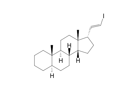17-(trans-2-Iodoethenyl)-5.alpha.-androstane