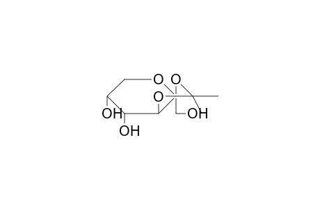 2,3-O-(1-Methylethylidene)hex-2-ulopyranose