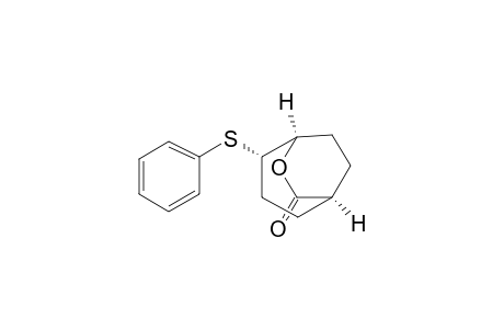 6-Oxabicyclo[3.2.2]nonan-7-one, 4-(phenylthio)-, (1.alpha.,4.beta.,5.alpha.)-