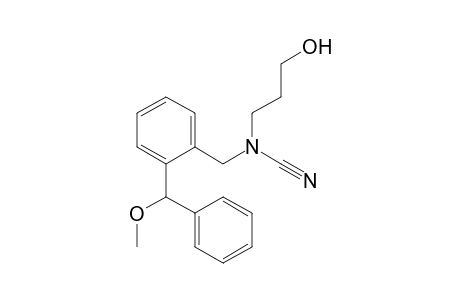 Cyanamide, (3-hydroxypropyl)[[2-(methoxyphenylmethyl)phenyl]methyl]-