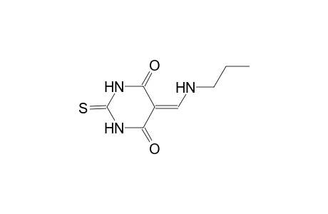 4,6(1H,5H)-pyrimidinedione, dihydro-5-[(propylamino)methylene]-2-thioxo-