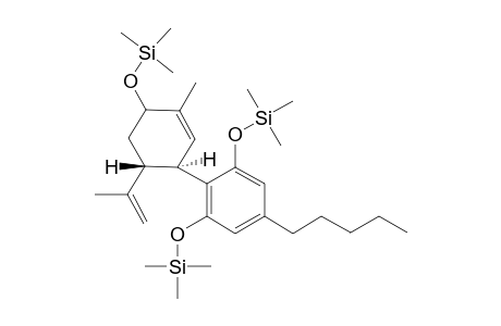 4'-Hydroxycannabidiol, tri-TMS ether