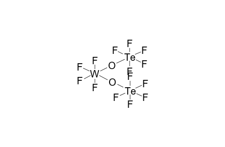 CIS-BIS(PENTAFLUOROTELLURATE)TUNGSTENE TETRAFLUORIDE