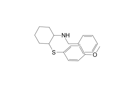 trans-N-Benzyl-2-(4-methoxyphenylsulfanyl)cyclohexylamine