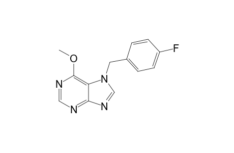 7-(p-Fluorobenzyl)-6-methoxy-7H-purine