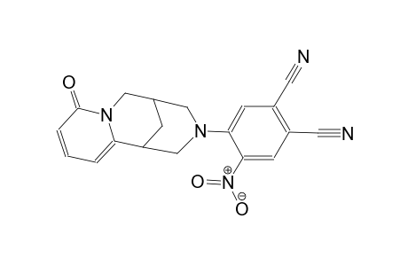 4-Nitro-5-(8-oxo-1,5,6,8-tetrahydro-2H,4H-1,5-methano-pyrido[1,2-a][1,5]diazocin-3-yl)-phthalonitrile