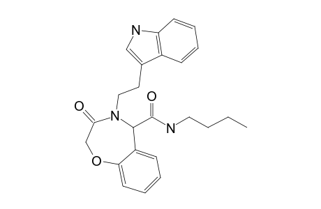 4-(2-(1H-Indol-3-yl)ethyl)-N-butyl-3-oxo-2,3,4,5-tetrahydrobenzo[F][1,4]oxazepine-5-carboxamide