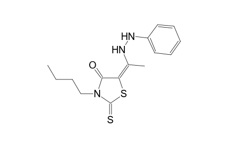 (5E)-3-Butyl-5-[1-(2-phenylhydrazino)ethylidene]-2-thioxo-1,3-thiazolidin-4-one