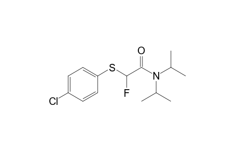 N,N-Diisopropyl-2-(p-chlorophenylthio)-2-fluoroacetamide