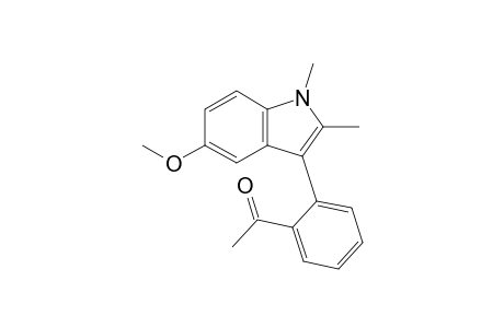 1-[2-(5-Methoxy-1,2-dimethyl-1H-indol-3-yl)phenyl]ethanone