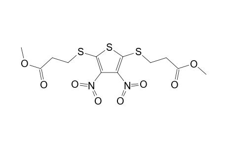 Dimethyl 3,3'-(3",4"-dinitro-2",5"-thiophenyldiyl)dithio-bis(propanoate)