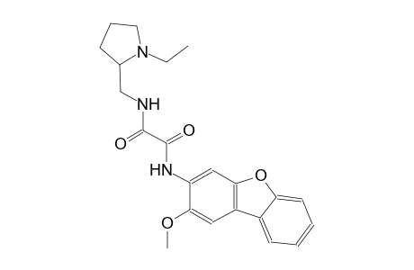 ethanediamide, N~1~-[(1-ethyl-2-pyrrolidinyl)methyl]-N~2~-(2-methoxydibenzo[b,d]furan-3-yl)-