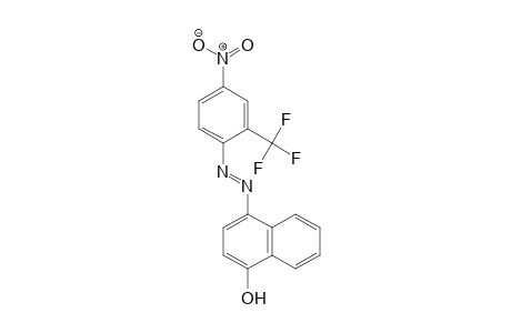 1-Naphthalenol, 4-[2-[4-nitro-2-(trifluoromethyl)phenyl]diazenyl]-