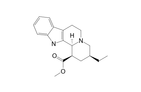 1-BETA-METHOXYCARBONYL-3-BETA-ETHYLINDOLO-[2,3-A]-QUINOLIZIDINE