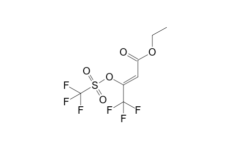 (Z)-4,4,4-trifluoro-3-(trifluoromethylsulfonyloxy)-2-butenoic acid ethyl ester