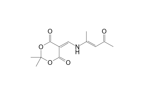 2,2-Dimethyl-5-[[[(E)-1-methyl-3-oxo-but-1-enyl]amino]methylene]-1,3-dioxane-4,6-dione