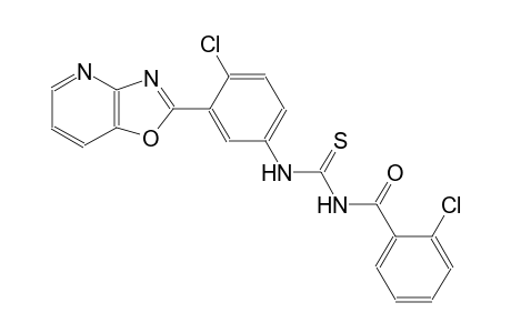 N-(2-chlorobenzoyl)-N'-(4-chloro-3-[1,3]oxazolo[4,5-b]pyridin-2-ylphenyl)thiourea