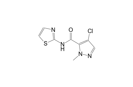 4-chloro-1-methyl-N-(1,3-thiazol-2-yl)-1H-pyrazole-5-carboxamide