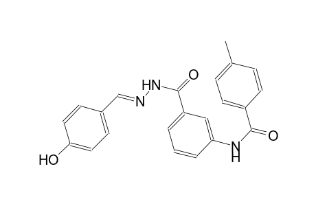 Benzamide, 4-methyl-N-[3-(4-hydroxybenzylidenhydrazinocarbonyl)phenyl]-