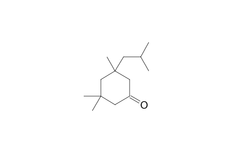 3,3,5-TRIMETHYL-5-(2'-METHYL-PROPYL)-1-CYCLOHEXANONE