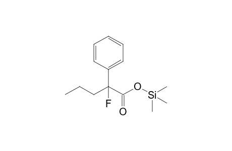 Trimethylsilyl 2-fluoro-2-phenylpentanoate
