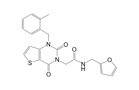N-(2-furylmethyl)-2-(1-(2-methylbenzyl)-2,4-dioxo-1,4-dihydrothieno[3,2-d]pyrimidin-3(2H)-yl)acetamide