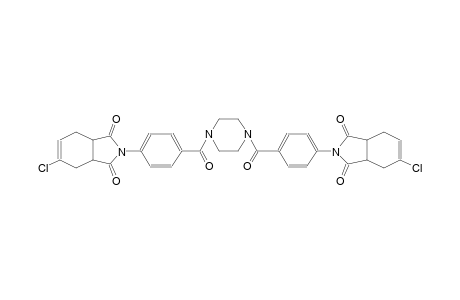 5-chloro-2-[4-({4-[4-(5-chloro-1,3-dioxo-1,3,3a,4,7,7a-hexahydro-2H-isoindol-2-yl)benzoyl]-1-piperazinyl}carbonyl)phenyl]-3a,4,7,7a-tetrahydro-1H-isoindole-1,3(2H)-dione