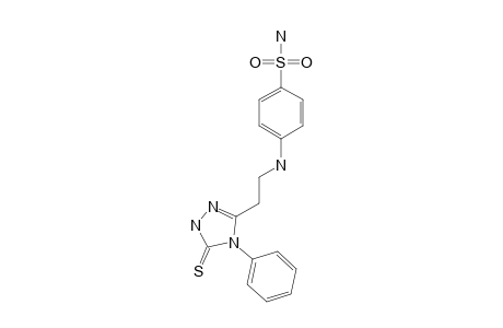 4-[[2-(4-PHENYL-5-SULFANYLIDENE-4,5-DIHYDRO-1H-1,2,4-TRIAZOL-3-YL)-ETHYL]-AMINO]-BEZENE-1-SULFONAMIDE