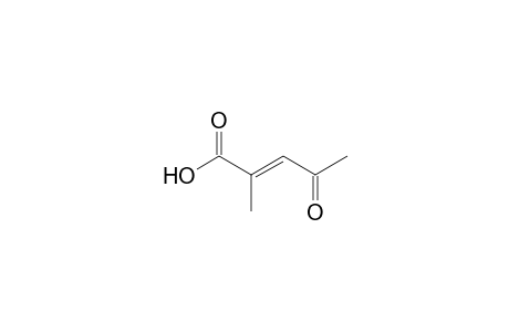 (E)-2-methyl-4-oxidanylidene-pent-2-enoic acid