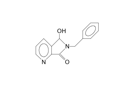 6-Benzyl-5,6-dihydro-5-hydroxy-pyrrolo(3,4-B)pyridine-7-one