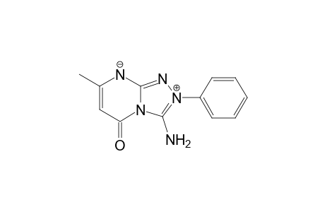 3-Amino-7-methyl-5-oxo-2-phenyl-5H-[1,2,4]triazolo[4,3-a]-pyrimidin-2-ium-8-ide