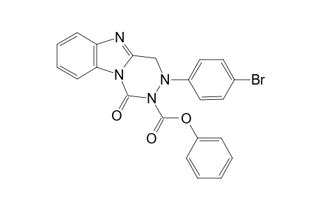 1-oxo-3-p-bromophenyl-3,4-dihydrobenzo[4,5]imidazo[1,2-d][1,2,4]triazine-2(1H)-carboxylic acid benzene Ester