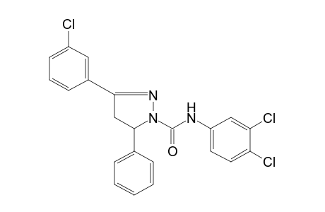 3-(m-chlorophenyl)-3',4'-dichloro-5-phenyl-2-pyrazoline-1-carboxanilide